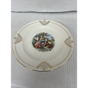 Set Of 5 Antique Vintage King Quality Fine Dinnerware 22k Gold Trim